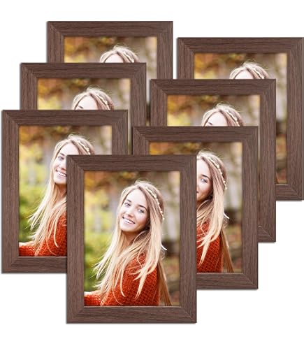 Amazon.com - IJRPLM Picture Frame Set of 7,Wood Picture Frame with